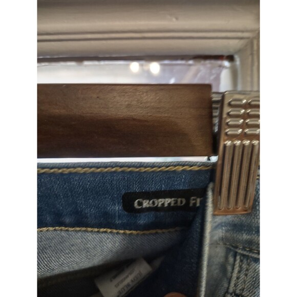 Judy Blue Women’s Skinny Fit Frayed Hem Jeans Size 25 Distressed Cropped - Picture 5 of 10